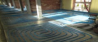 Underfloor heating of high performance